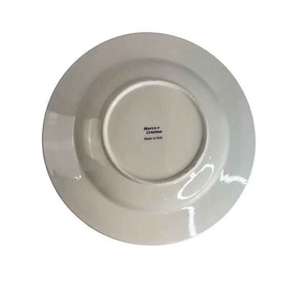 Marco e Cristina Ceramic Christmas Tree Round Decorative Platter 16” Multicolor - Picture 7 of 9